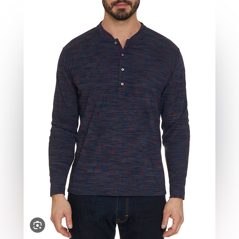 Robert Graham Men's Forster Knit Henley✨